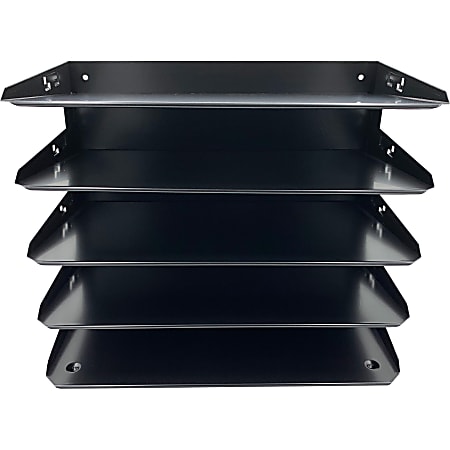 Huron Horizontal Slots Desk Organizer - 5 Compartment(s) - Horizontal - 15 Huron Horizontal Slots Desk Organizer - 5 Compartment(s) - Horizontal - 15
