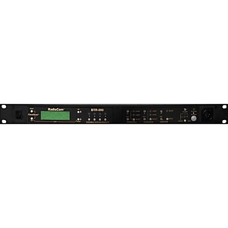 RTS Two-Channel UHF Synthesized Wireless Intercom Base Station - Wired/Wireless - 1000 ft - Rack-mountable, Desktop