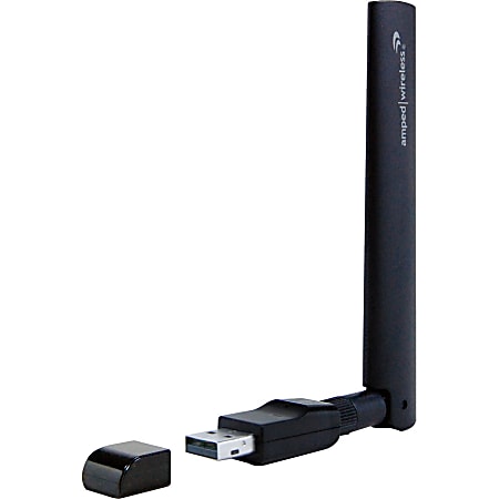 Amped Wireless UA230A High Power 802.11ac Wi-Fi USB Adapter - Extreme Range Wi-Fi for Win PC & Mac, Compact, High Power Amplifiers, Detachable High Gain Antenna, USB Install/Mount
