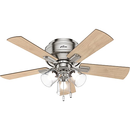 Hunter Fan Crestfield Ceiling Fan - 5 Blades - 42" Diameter - 3 Speed - Reversible Blades, Reversible Motor, Quiet - 15.1" Height