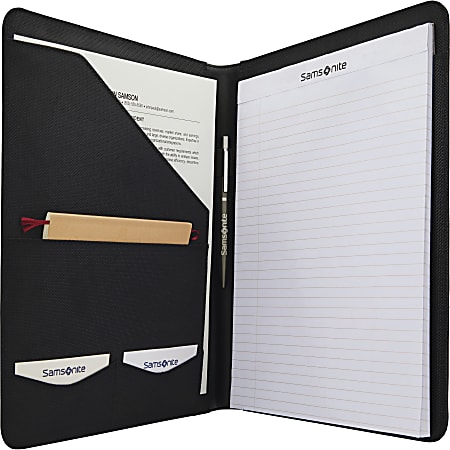 Samsonite Writing Pad Portfolio - 1 Each Samsonite Writing Pad Portfolio - 1 Each