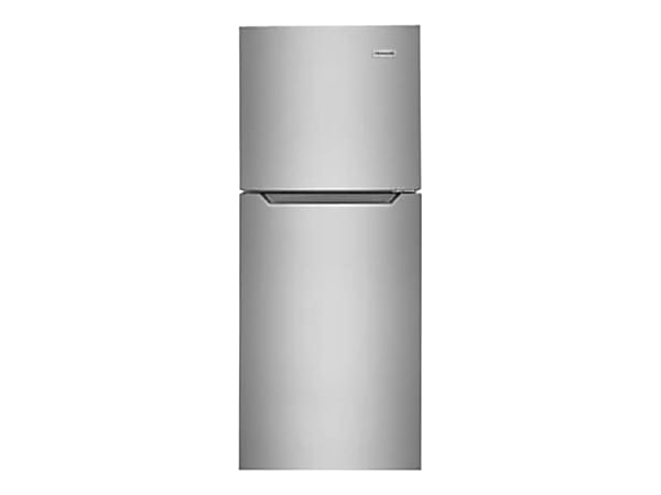 Frigidaire 10.1 Cu. Ft. Top Freezer Apartment Size Refrigerator 10.10 ft Reversible 7.40 ft Net Refrigerator Capacity 2.70 ft Net Freezer