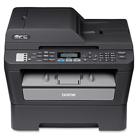 Brother MFC-7460DN Laser Multifunction Printer - Monochrome - Plain Paper Print - Desktop