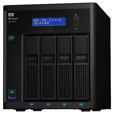 WD My Cloud Business Series DL4100, 8TB, 4-Bay Pre-configured NAS with WD Red™ Drives
