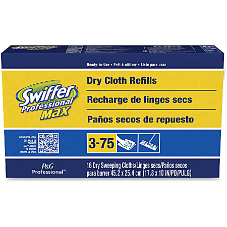 Swiffer Max Dry Cloth Refills - 17.88" Width10" Depth - Cloth