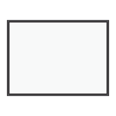 Magnetic Glass Whiteboard Dry Erase Board, 47X35 Large Black Glass