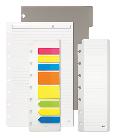 TUL® Discbound Notebook Starter Kit, Junior Size, Assorted