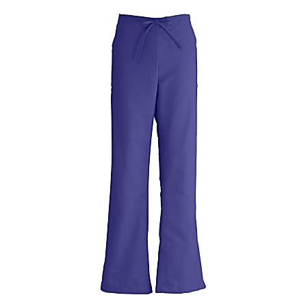 Medline ComfortEase™ Polyester/Cotton Modern Fit Ladies' Tall Cargo Scrub Pants, Large, Purple