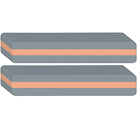 Ashley Productions Sentence Strip Reading Guide, 1-1/4" x 7-1/4", Peach, Pack Of 24 Guides