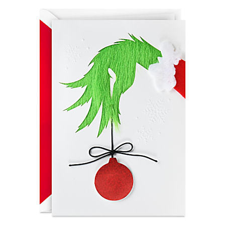 Hallmark Signature Dr. Seuss's How the Grinch Stole Christmas! Christmas Card (Merry Grinchmas)