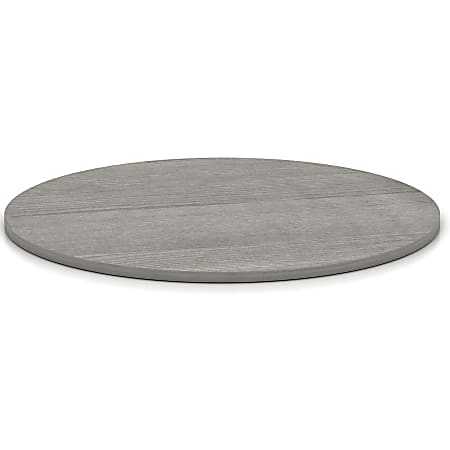 Lorell® Round Conference Tabletop, 42", Weathered Charcoal