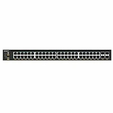 Netgear AV Line M4350-48G4XF Ethernet Switch - 48 Ports - Manageable - Gigabit Ethernet, 10 Gigabit Ethernet - GSM4352100NES