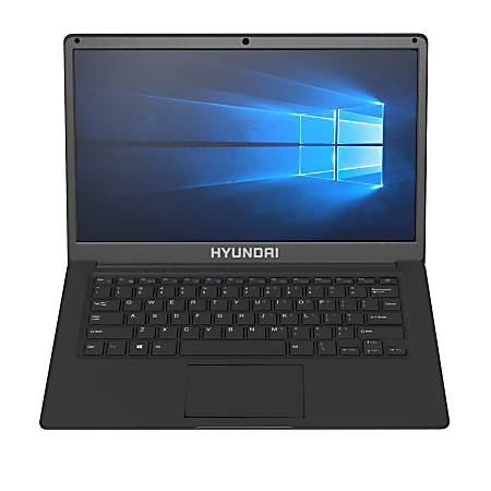Hyundai Thinnote Laptop,14.1" Screen, Intel® Celeron, 4GB Memory, 64 eMMC Storage, Windows® 10, Grey