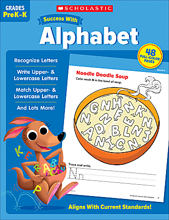 Scholastic Success With Alphabet, Grades Pre-K To Kindergarten