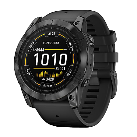 Garmin epix Pro (Gen 2) Standard Edition Smartwatch with 51 mm Case, Slate Gray/Black