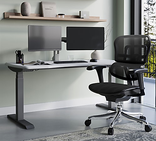 WorkPro 12000 V2 Series Ergonomic MeshFabric High Back Office
