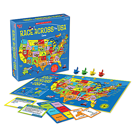 University Games Scholastic® Race Across the USA™ Game