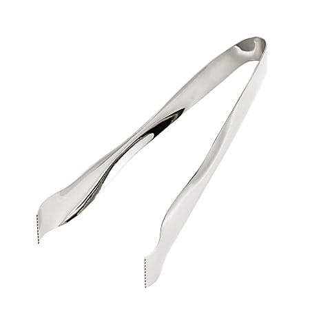 Hoffman Browne Stainless Steel Utility Tongs, 9", Silver, Pack Of 48 Tongs