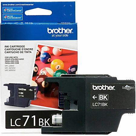 Brother® LC71I Black Ink Cartridge, LC71BK
