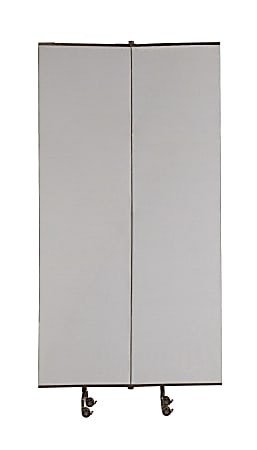 Balt® Best-Rite High Room Divider Add-A-Panel, 96"H x 64"W x 3"D, Gray
