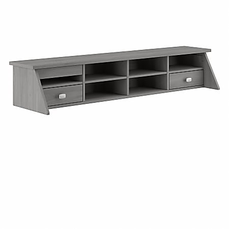 Bush Furniture Broadview Desktop Organizer, Modern Gray, Standard Delivery