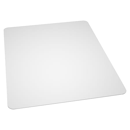 ES Robbins Hard Floor Chair Mat, Rectangular, 46"W x 60"D, Clear