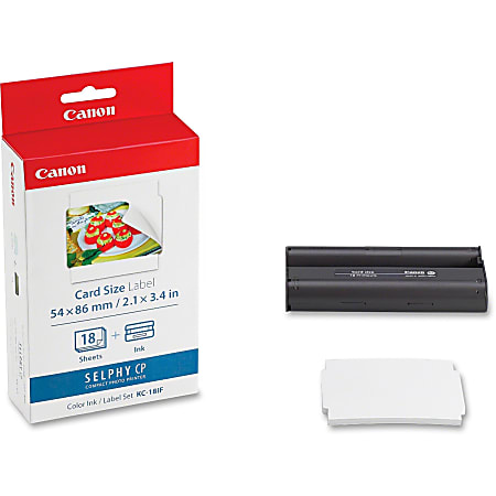 Canon SELPHY CP プリンター + KC-18IF Shop Canon Ink/Label KC-18IF | Canon U.S.A., Inc.
