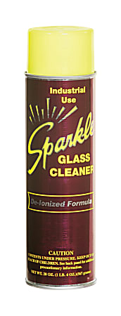 A.J. Funk Sparkle Glass Cleaner Refill - Aerosol - 0.16 gal (20 fl oz) - Bottle - 1 Each - Purple