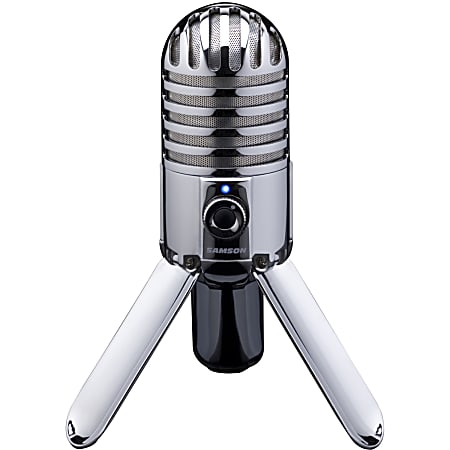 Samson SAMTR Microphone - 20 Hz to 20 kHz - Wired - Condenser - Desktop - USB