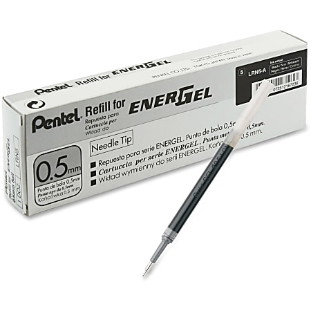 Pentel EnerGel-X Gel Pen - Needle-Point - 0.5 mm - Black