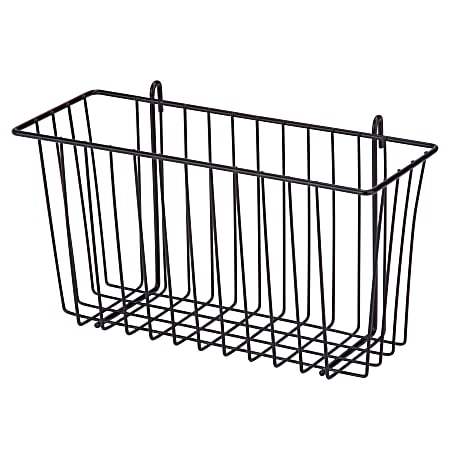 Honey-Can-Do Wire Shelf Accessory Basket, Medium Size, 13"H