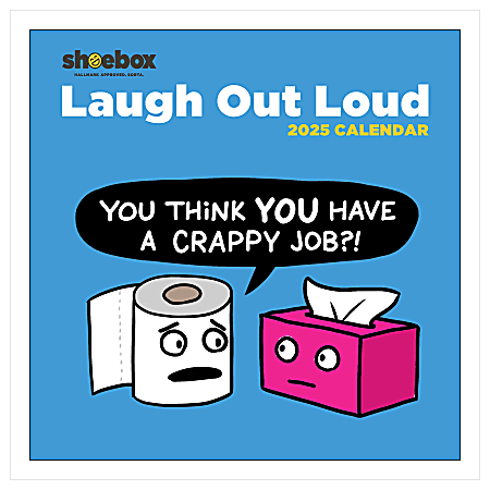 2025 TF Publishing Humor Wall Calendar, 12" x 12", Laugh Out Loud, January To December