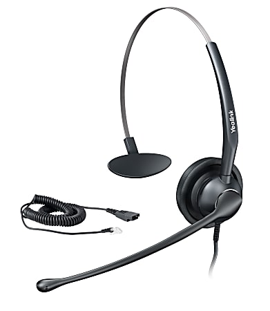 Yealink Wideband Over-The-Head Headset, Black, YEA-YHS33