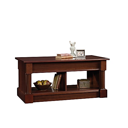 Sauder® Palladia Lift Top Coffee Table, 19-1/2"H x 43-1/8"W x 21-5/8"D, Select Cherry