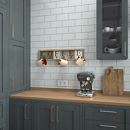 Hanging mugs under cabinet sale