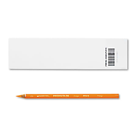 Prismacolor Thick Core Colored Pencils - Orange Lead - Orange Barrel - 1 Dozen