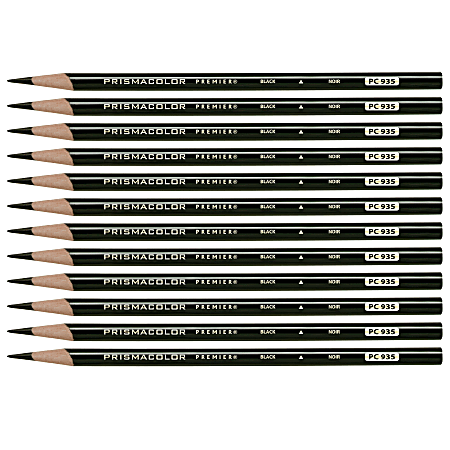 3 Packs Sanford Prismacolor Premier Graphite Ebony Ultra Smooth Pencils 