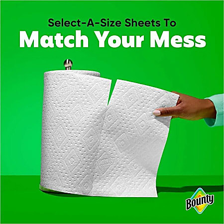 Bounty Paper Towels Select A Size Double Rolls 12 Rolls Total82