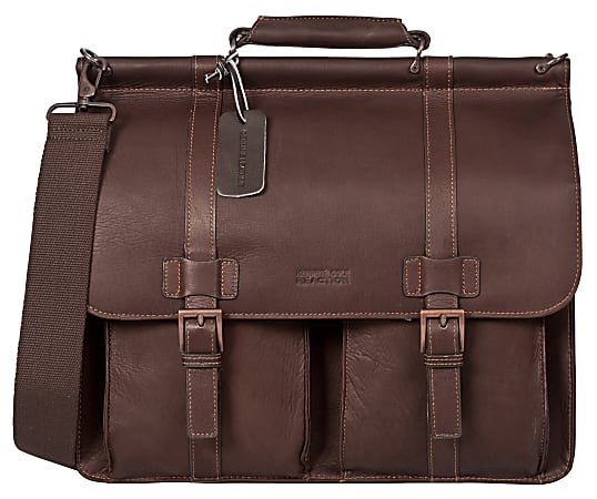 Kenneth cole reaction colombian leather messenger bag discount