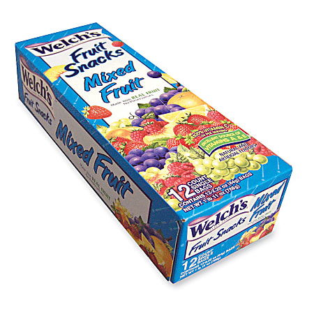 Welch's® Mixed Fruit Snacks, 2.25 oz., 12 ct.