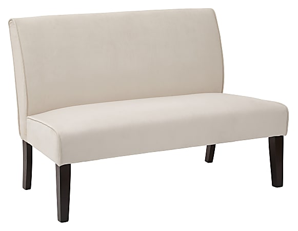Ave Six Laguna Loveseat, Oyster/Dark Espresso