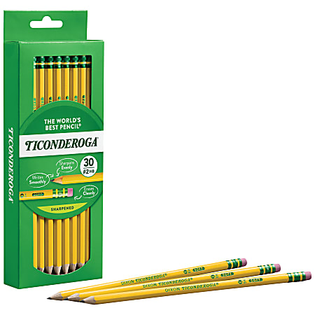 Ticonderoga® Original Ticonderoga® Pencils, No. 2 Soft, Unsharpened, Box Of  72 : Target