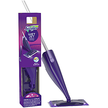 Swiffer® WetJet® Spray Mop Starter Kit, Purple/Silver