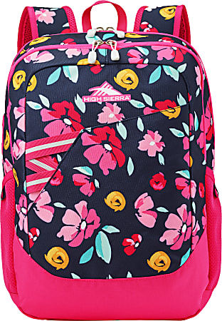 High Sierra Outburst Backpack With 15.6" Laptop Pocket, Bloom