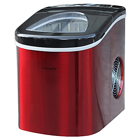 Frigidaire 26 Lb. Portable Compact Ice Maker Red EFIC117 SSRED COM ...