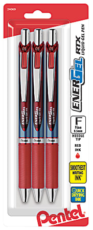 Pentel® EnerGel® RTX Retractable Liquid Gel Pens, Fine