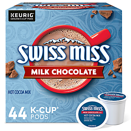 Swiss Miss Milk Hot Cocoa K-Cup® Pods, 0.65 Oz, Pack Of 44 Pods