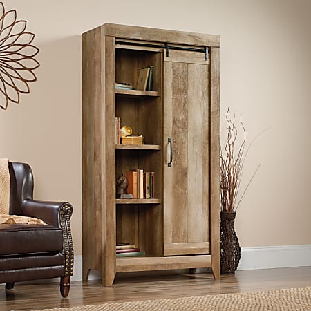Sauder Adept Storage Collection Wood Cabinet 7 Shelves Craftsman