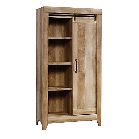 Sauder Coral Cape Storage Cabinet in Glacier Oak