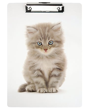 Divoga® Cat Design Clipboard, 12" x 9"